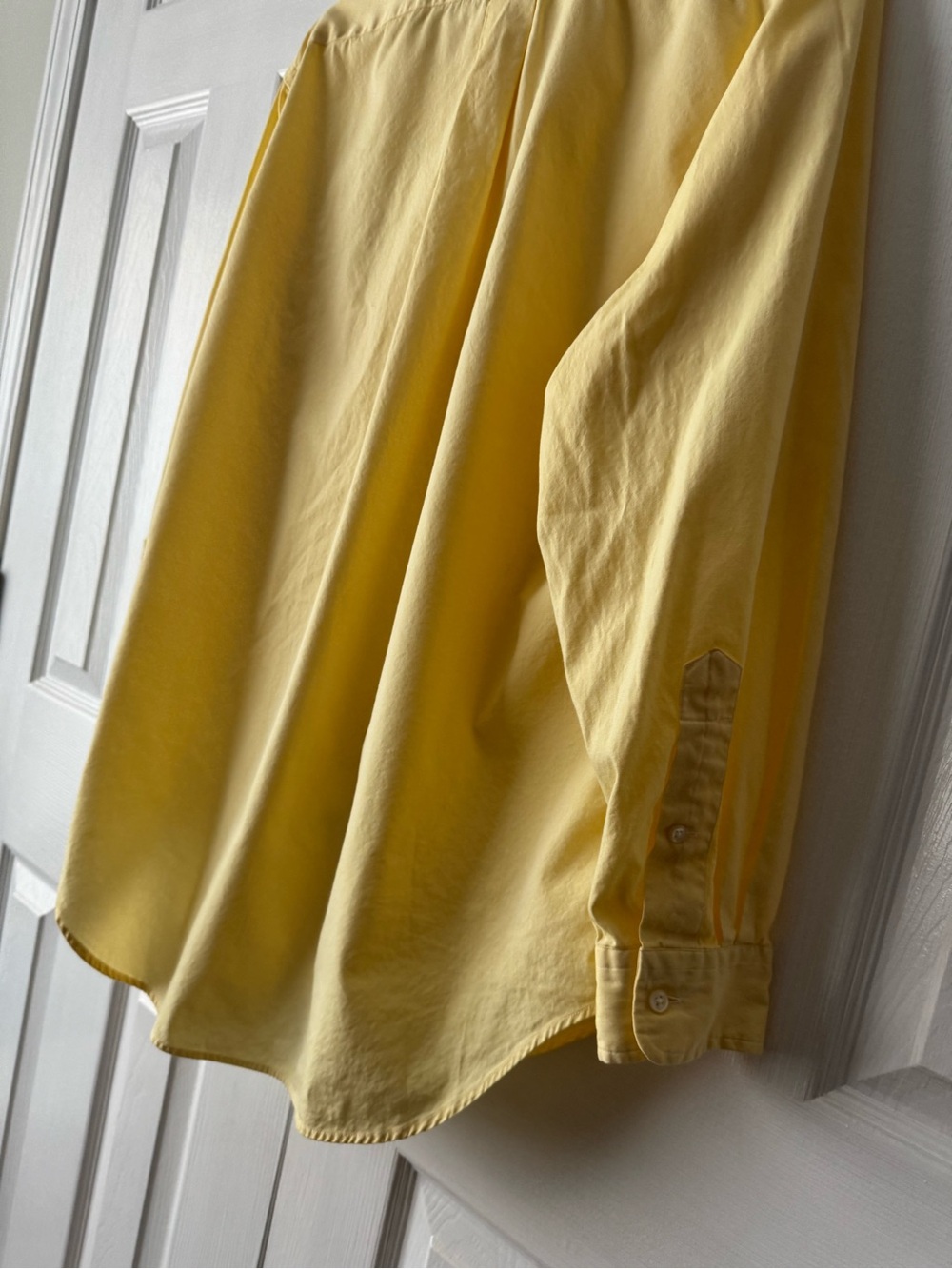 Stunning Polo Ralph Lauren Butter Yellow Dress Shirt 16 32/33Cotton Quiet Luxury